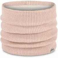Buff Knitted & Fleece Neck Warmer Beige