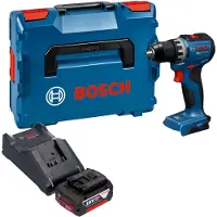Bosch Perceuse-visseuse sans fil GSR 18V-52 Professional 18 V 70 Nm sans balais + 1 batterie 5,0 Ah + chargeur + L-Boxx