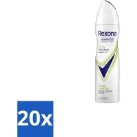 Rexona - Déodorant spray - Advanced Protection Stress Control - Contre la transpiration de stress - 150 ml - Pack avantage - 20 pièces