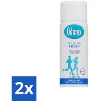 Odorex - Déodorant Spray - Mini Marine Fresh - Fresh & Compact - 50 ml - economy pack - 2 pièces
