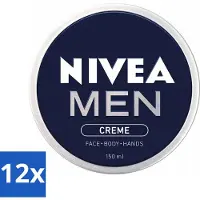 Nivea MEN - Crème - Crème pour le corps - 150 ml - Pack avantage - 12 pièces