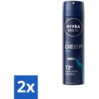 Nivea MEN - Déospray - Deep Beat - 150 ml - Vorteilspack - 2 Stücke
