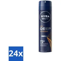 Nivea MEN - Déodorant Spray - Deep Espresso - 150 ml - Advantage pack - 24 pièces