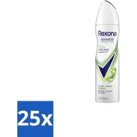 Rexona - Déodorant spray - Parfum Aloe Vera - Soignant & Frais - 150 ml - Pack avantage - 25 pièces