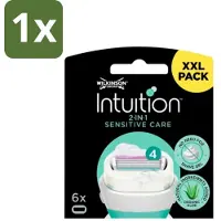 Wilkinson Lames de rasoir Intuition 2-en-1 Sensitive Care - 6 lames - 1 pièce