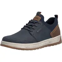 Rieker Chaussure à lacets bleu marine / marron