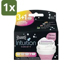 Wilkinson Sword - Recharges de lames - Variante Intuition 2 en 1 - Différents types de peaux sensibles - 4 lames - 1 pièce