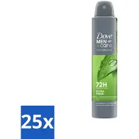 Dove Men+Care Déodorant Spray - Extra Frais - 200 ml - Pack avantage - 25 pièces