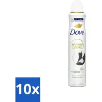 Dove Déodorant Spray - Invisiblement Sec - 200 ml - Pack avantage - 10 pièces