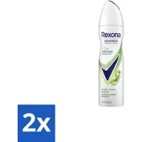 Rexona - Déodorant spray - Parfum aloe vera - Soignant & frais - 150 ml - Pack avantage - 2 pièces