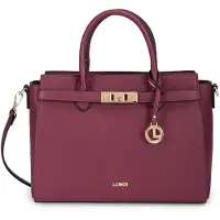 L.credi sac à main sac à épaule bandoulière Konstanze Handle Bag Cherry Shade bordeaux