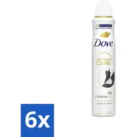 Dove Déodorant Spray - Invisiblement Sec - 200 ml - Pack avantage - 6 pièces