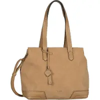 Gabor , sac fourre-tout en similicuir, modèle Cira, fermeture éclair, couleur camel