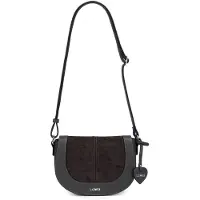 L.credi sac à épaule bandoulière sac à épaule Sopherl Hobo Bag Iron gris foncé