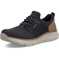Rieker Chaussons de ville pour hommes, couleur noire, style décontracté