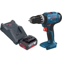Bosch Perceuse-visseuse à percussion sans fil GSB 18V-25 Professional 18 V 56 Nm + 1 batterie 4,0 Ah + chargeur