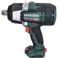 Metabo Visseuse à chocs sans fil SSW 18 LTX 1750 BL 18 V 1 750 Nm 3/4" sans balais + 2 batteries 10,0 Ah + chargeur + metaBOX