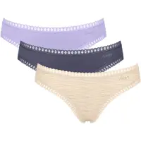 Sloggi Slip 'GO Crush' crème / bleu foncé / lilas
