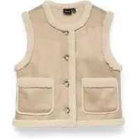 Vero Moda Gilet 'VMLina' crème / greige