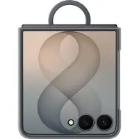 Samsung Galaxy Z Flip 8 Back Cover Silicone avec Aimant Noir