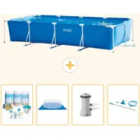 Intex Piscine rectangulaire hors sol - 450x220x84 cm - Composée de 5 parties - Modèle S20847