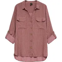 Vero Moda Chemisier 'VMBUMPY' rouille / mauve / rose