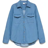 Vero Moda T-shirt 'VMBUMPY' bleu denim
