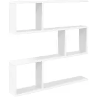 vidaXL Étagère Murale Blanc 80 x 12 x 79,5 cm Bois d'ingénierie
