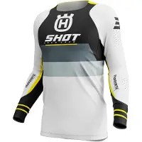 Shot Race Gear Aerolite Hva 27 Long Sleeve Jersey Blanc M