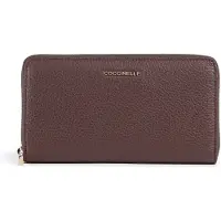 Coccinelle Portefeuille Marron Pour Femme