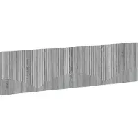 vidaXL Tête de lit murale HOORN, bois imitation sonoma gris