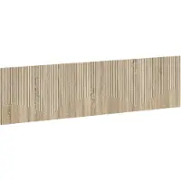 vidaXL Tête de lit murale HOORN, placage chêne Sonoma, panneau de particules