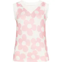 Usha Haut rose / blanc