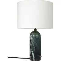 Gubi Lampe de Table , Gravity Large, dimmable, Vert, Salon / séjour, Pierre, Design