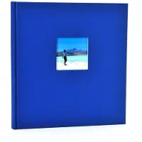 Goldbuch Album photo relié 30x31cm couverture en lin bleu (31 x 30 cm)