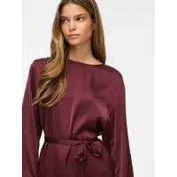Vila Enna Ravenna Long Sleeve Short Dress Rouge 36 Femme
