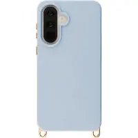 Selencia Coque arrière Rivièra avec MagSafe avec crochets amovibles pour Samsung Galaxy A36 / A56 - Powder Blue