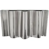 House Doctor Applique murale Flola argent brossé 36x19cm
