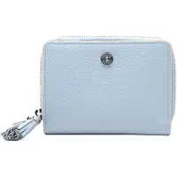 Esquire porte-monnaie Virginia Zip Wallet Light Blue bleu clair
