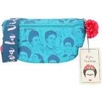 Fritzi aus Preußen sac à épaule bandoulière Fritzi x Frida Kahlo Bum Bag Limited Frida Heads turquoise