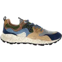 Flower Mountain pour homme. 2017816 Trainers Yamano 3 multicolour (41), Bleu, Plat, Nubuck, Lacets, Casuel, Multicolore