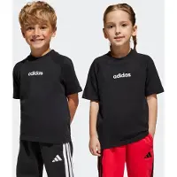 Adidas T-Shirt 'ESSENTIALS' noir / blanc