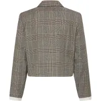 Ichi Blazer 'IHLaito' greige / rouge foncé / noir / blanc cassé