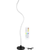 Grundig Lampe sur pied RGB flexible - Lampe pour salon avec 87 LED et 17 modes d'éclairage - Lampe flexible avec capteur de musique et télécommande - Éclairage indirect pour salon - 122 cm