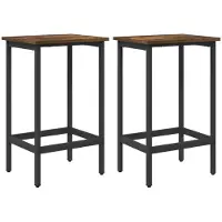 vidaXL Tabourets de bar, lot de 2, chêne clair, 40 x 32 x 64 cm, panneaux de particules