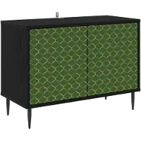 vidaXL Meuble TV GELEEN, 69 x 33 x 50,5 cm, noir, imitation chêne