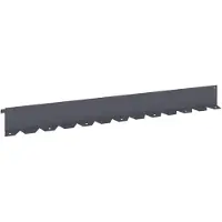vidaXL Bordure de jardin, 30 pièces, 102 x 10 x 4 cm, acier, anthracite