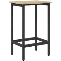 vidaXL Siège bar , Sonoma, chêne, 40 x 32 x 74 cm, matériau composite bois