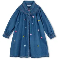 Billieblush U22465 Long Sleeve Dress Bleu 6 Years Fille