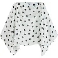 Next Chemisier noir / blanc
